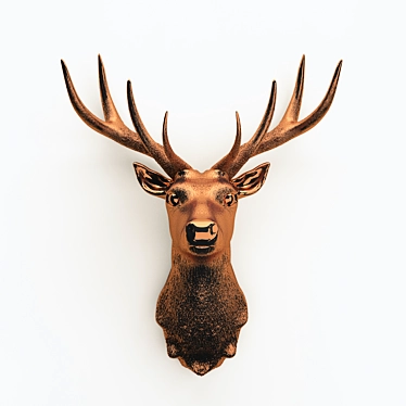 Bronze Deer Sculpture | 20700 Polygons 3D model image 1 