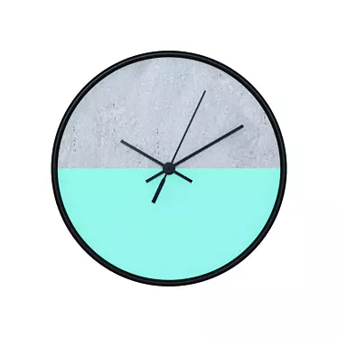 Seaside Serenity Wall Clock 3D model image 1 