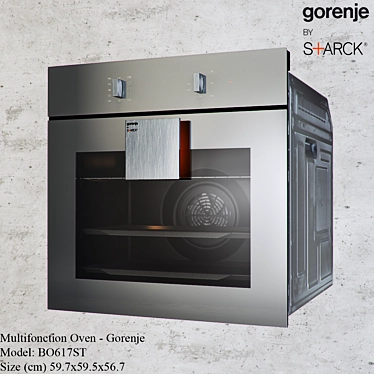 Gorenje BO617ST: Smart Multifunction Oven 3D model image 1 