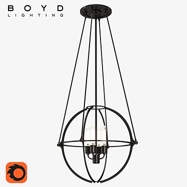 Boyd Cosmo Pendant Light 3D model image 1 