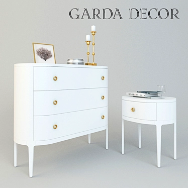 Chest of drawers and bedside Garda Decor