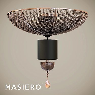 Elegant Masiero Nuare Pendant Light 3D model image 1 