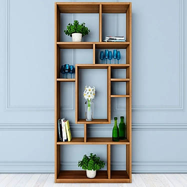 KARE Attento Shelf: Stylish and Versatile 3D model image 1 