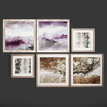 Collection of abstract paintings by zgallerie