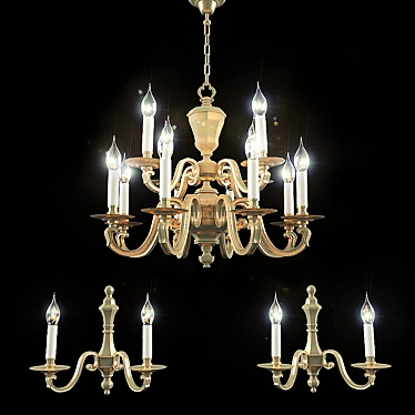 Nervilamp chandelier