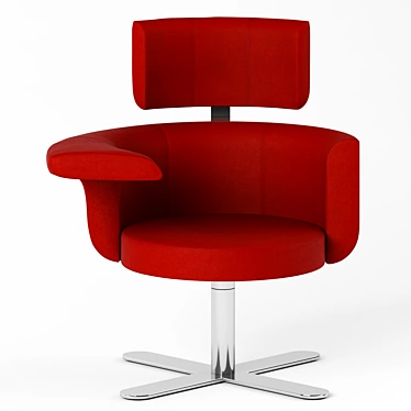 Modern and Stylish Hotspot Chair: Kinnarps 3D model image 1 