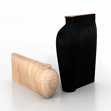 Sculptural Water Carafe 3D model image 1 