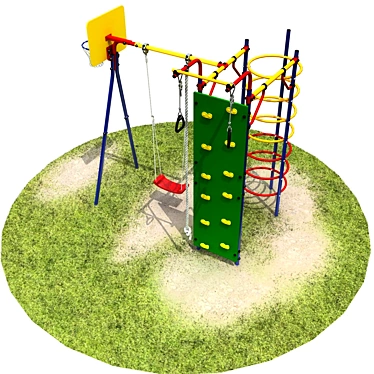 Urban Playzone: All-in-One Outdoor Fun 3D model image 1 