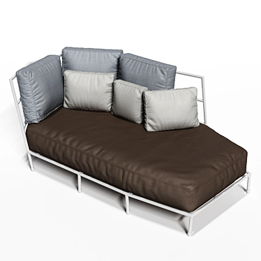 Dehors 373 o: Stylish Outdoor Sofa 3D model image 1 