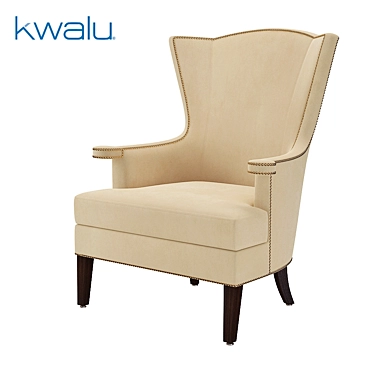 Luxury Comfort: Meria Lounge Armchair 3D model image 1 