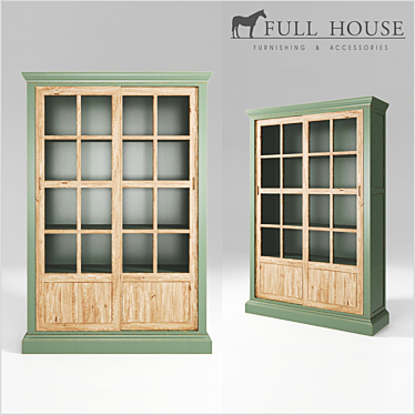 Full House: Versatile L.130xW.43xH.188 cm Display 3D model image 1 