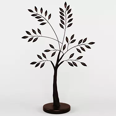 Whimsical Sapling Tree Sculpture 3D model image 1 