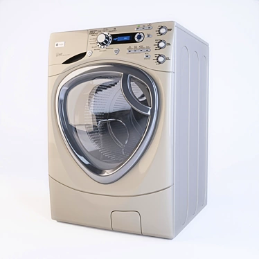 GE PROFILE 4.3 DOE: Exceptional Washing Power 3D model image 1 