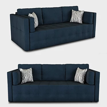 Sofia Modern Sofa - 2 Fabrics | 3dsmax2012 & OBJ Formats 3D model image 1 