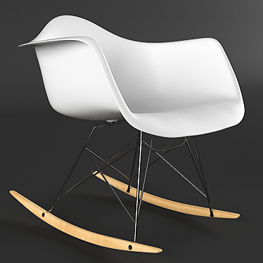 Eames Rocker Base Chair: Ultimate 3D Model 3D model image 1 