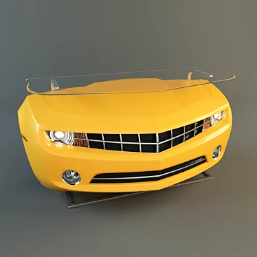 Vintage Chevrolet Camaro TV Stand 3D model image 1 