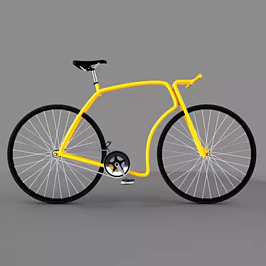 Viks Cafe Racer Bike 3D model image 1 