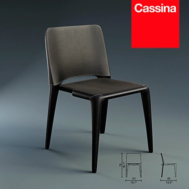 Iconic Bull Chair: Cassina's Masterpiece 3D model image 1 