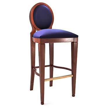 Elegant Bar Chair: Angelo Cappellini 6310SB 3D model image 1 