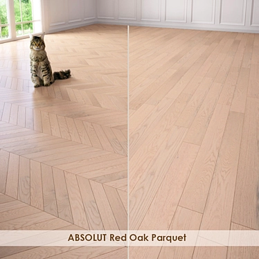 ABSOLUT Red Oak Parquet Collection 3D model image 1 