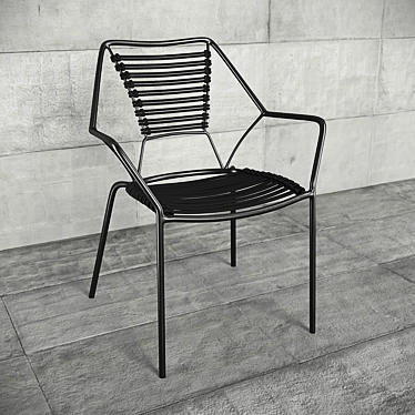 Contemporary Knit Knot Chair 3D model image 1 