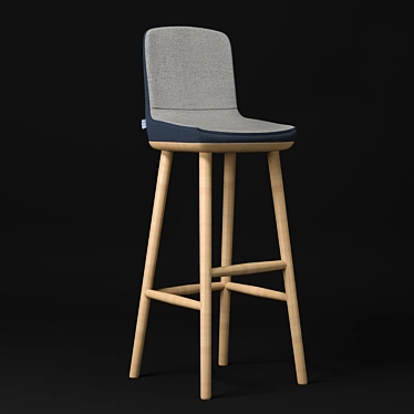 Dynamic Sit Bar Chair 3D model image 1 