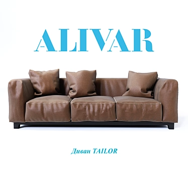 Tailor Sofa: ALIVAR 2800mm, Giuseppe Bavuso 3D model image 1 