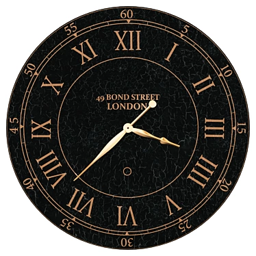 Elegant 18" Bond Street Clock 3D model image 1 