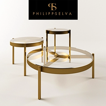 Selva Coffee Table Collection 3D model image 1 