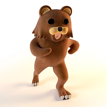 Low-poly Model with Fur 3D model image 1 