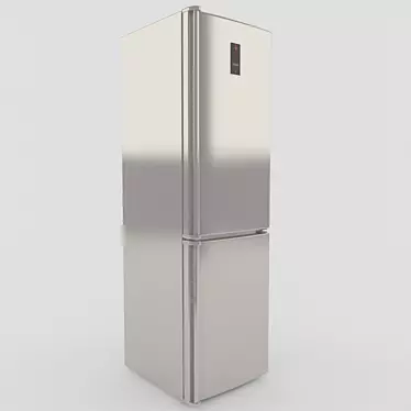 AEG S98392CMX2 Fridge with Freezer - Sleek and Spacious 3D model image 1 