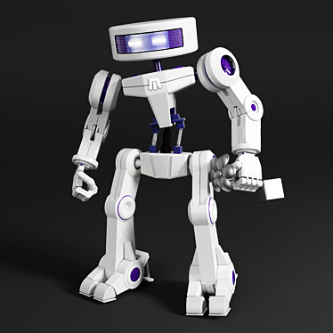 Title: M1 Experimental Robot - High and Low Poly Models 3D model image 1 