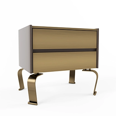 Luxury Bedside Table: Promemoria SUMO 3D model image 1 