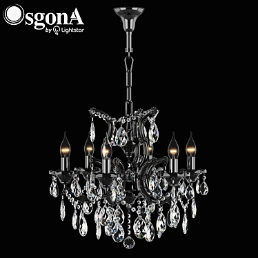 ChampaNero Osgona Contemporary Chandelier 3D model image 1 