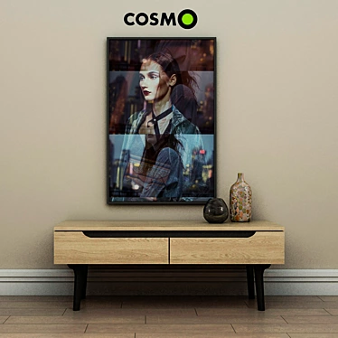 Cosmo Sandy Coffee Table Set 3D model image 1 