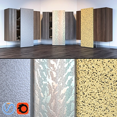 Italian Inspired Chest Alterego ACERBIS with Renner Decor 3D model image 1 