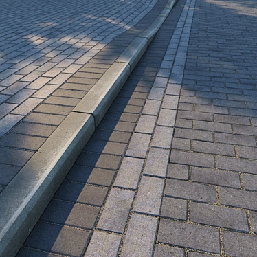 Paving slabs and curb (curb) v2