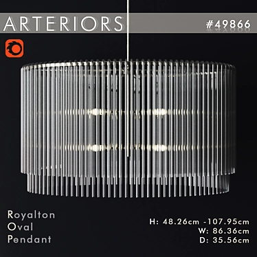 Arteriors Royalton Oval Pendant