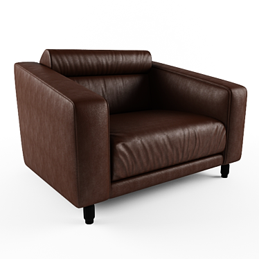 Italian Duke Armchair: Stylish and Comfortable 3D model image 1 