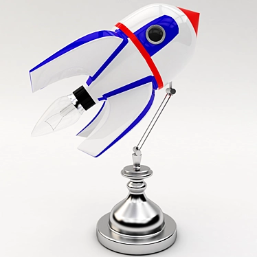 Rocket Desk Lamp 3D model image 1 