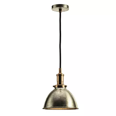 Vintage Industrial Task Pendant 3D model image 1 