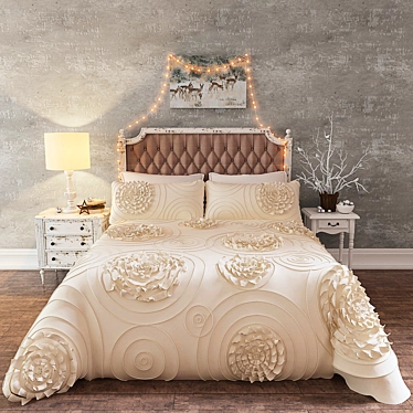 Serena Bedding Set: Luxurious Comfort 3D model image 1 