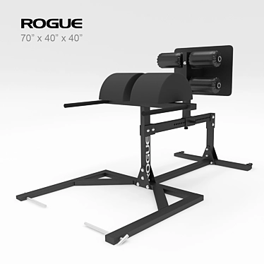 Rogue GH-1 Hyperextension Trainer 3D model image 1 