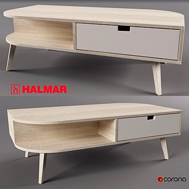 Modern Annabell Halmar Coffee Table 35cm Height 3D model image 1 