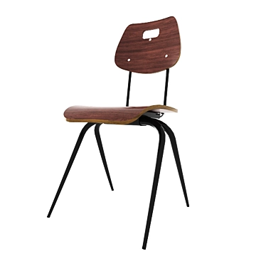 Industrial Wire Chair: Modern Twist 3D model image 1 