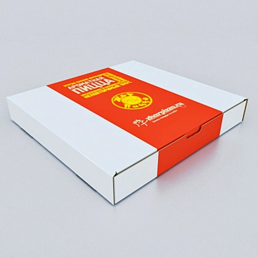 VersaBox: 3-in-1 Pizza Container 3D model image 1 