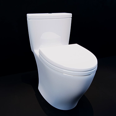 Elevate Your Bathroom with TOTO Aquia 3D model image 1 