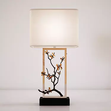 Ginkgo Butterfly Table Lamp 3D model image 1 