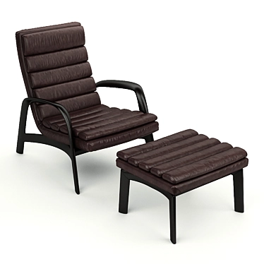 Modern Saville Armchair Set from Minotti 3D model image 1 