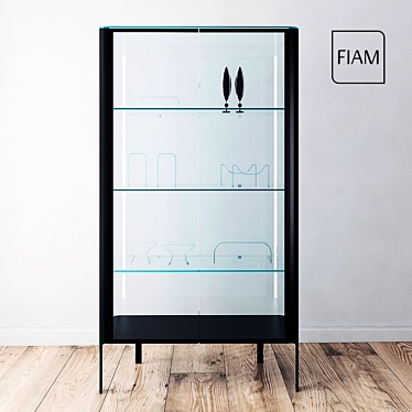 Italian Fabbrica Fiam Aura Display: Stylish and Functional 3D model image 1 